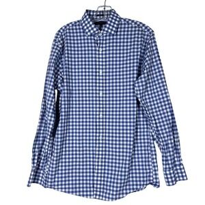 Tommy Hilfiger Gingham Shirt Slim Fit Blue White Checks